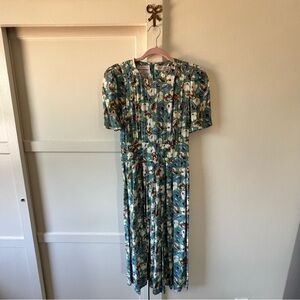 vintage floral dress